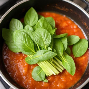 Tomato and Spinach Pasta