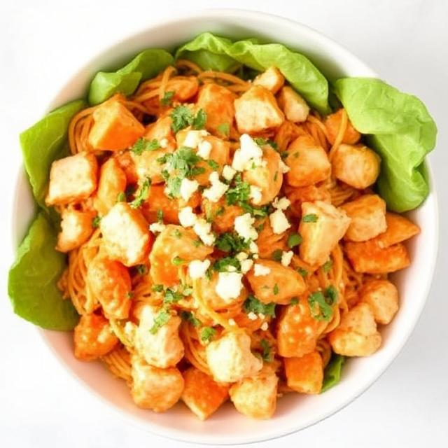 Easy Buffalo Chicken Salad