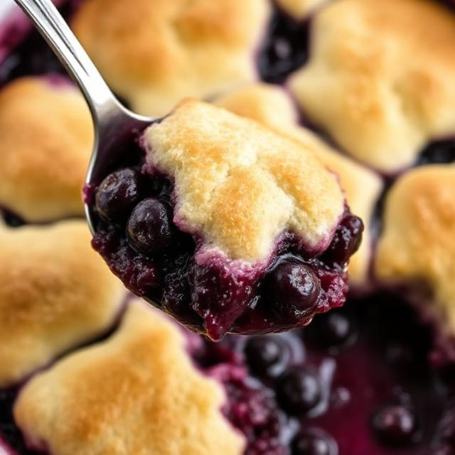 Easy Blueberry Cobbler