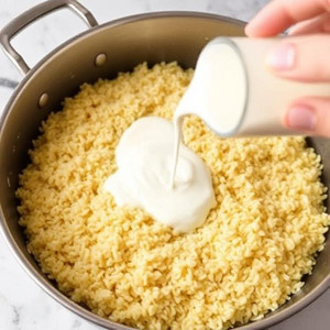 Creamy Garlic Parmesan Orzo