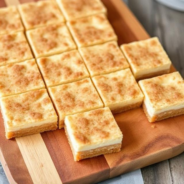 Snickerdoodle Cheesecake Bars