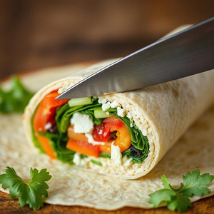 Mediterranean Veggie Wrap