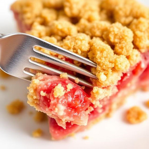 Healthy Strawberry Crumble