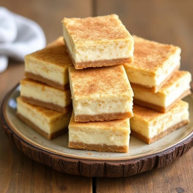 Snickerdoodle Cheesecake Bars