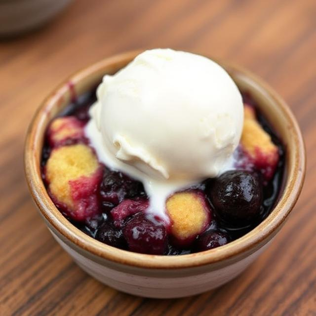 Easy Blueberry Cobbler