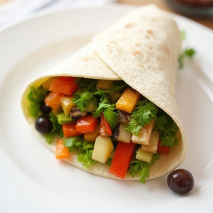 Mediterranean Veggie Wrap