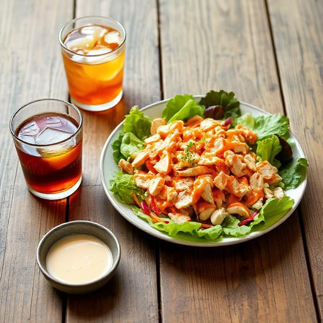 Easy Buffalo Chicken Salad