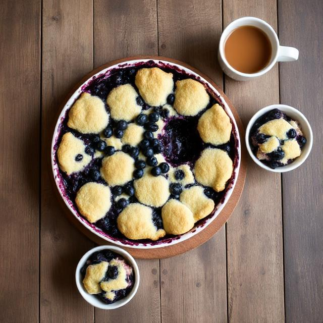 Easy Blueberry Cobbler