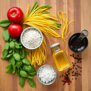 Tomato and Spinach Pasta