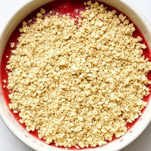 Healthy Strawberry Crumble