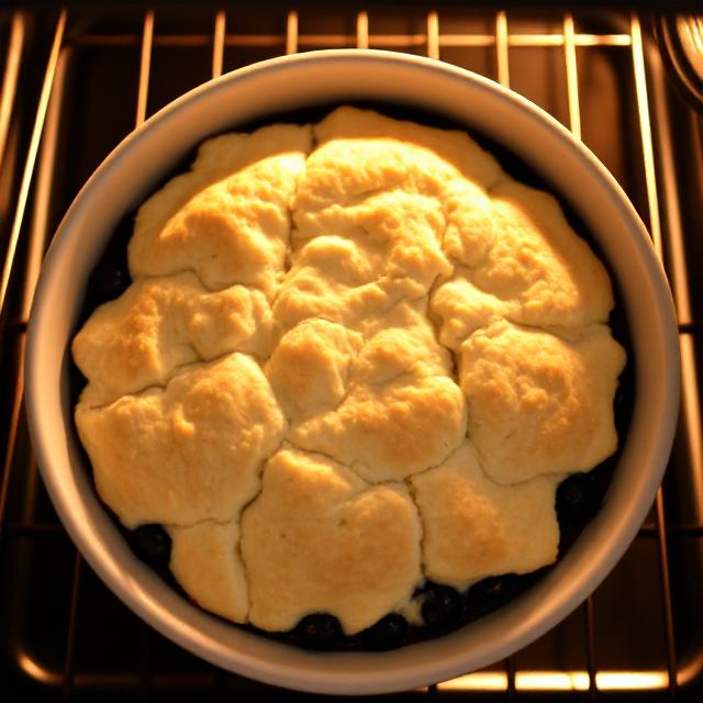 Easy Blueberry Cobbler