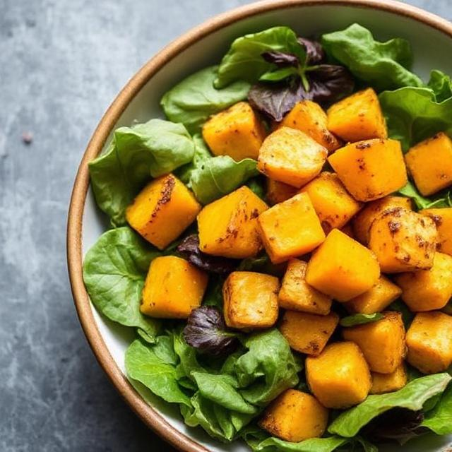 Easy Butternut Squash Salad