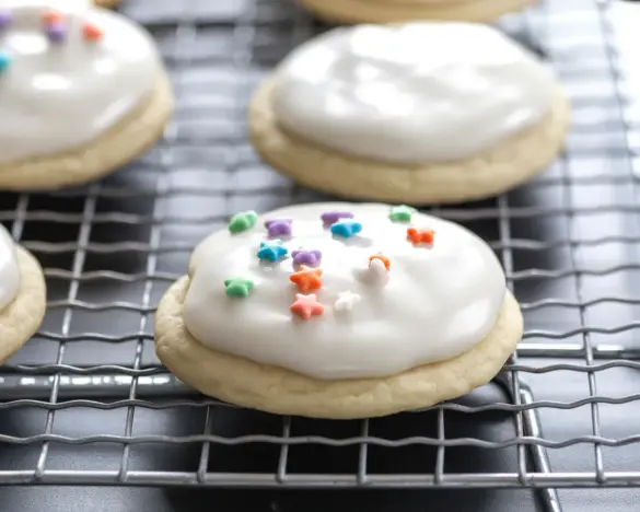 Delicious gluten-free sugar cookies with crispy edges and soft centers, easy recipe.