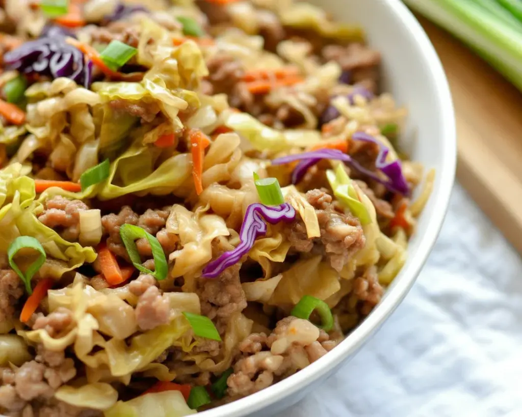 Quick and Tasty Easy Egg Roll in a Bowl (Low-Carb Recipe)