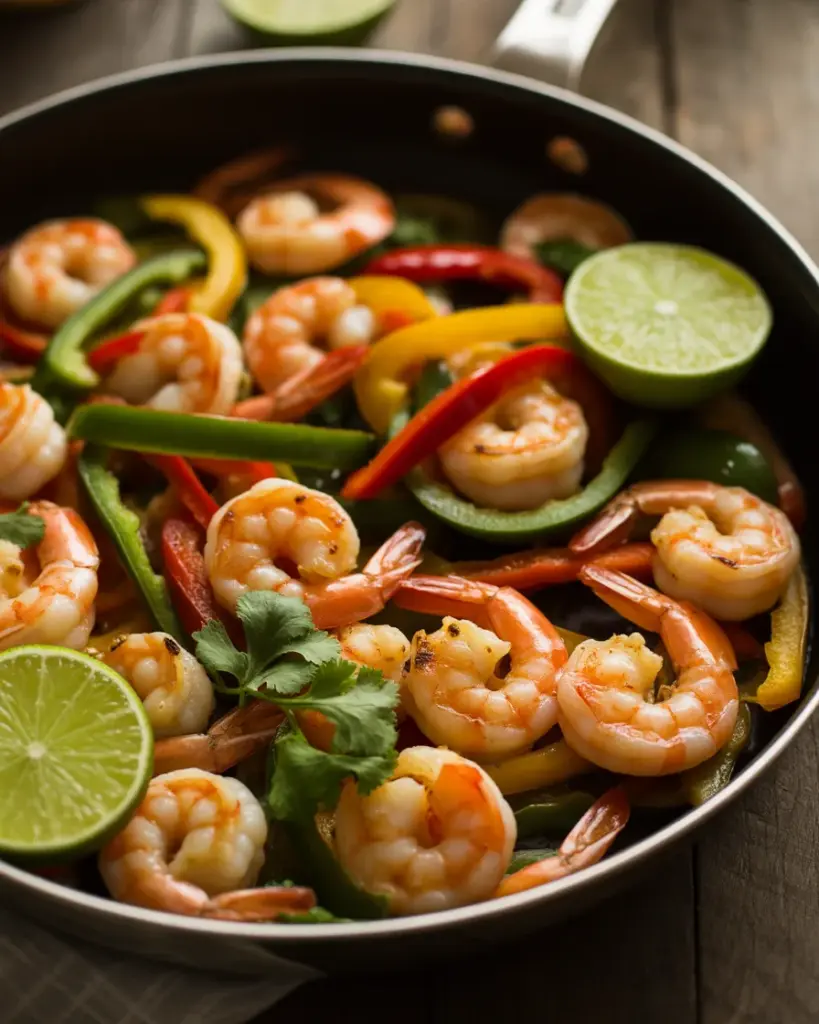 Quick and Easy Spicy Shrimp and Peppers (30-Minute Meals)