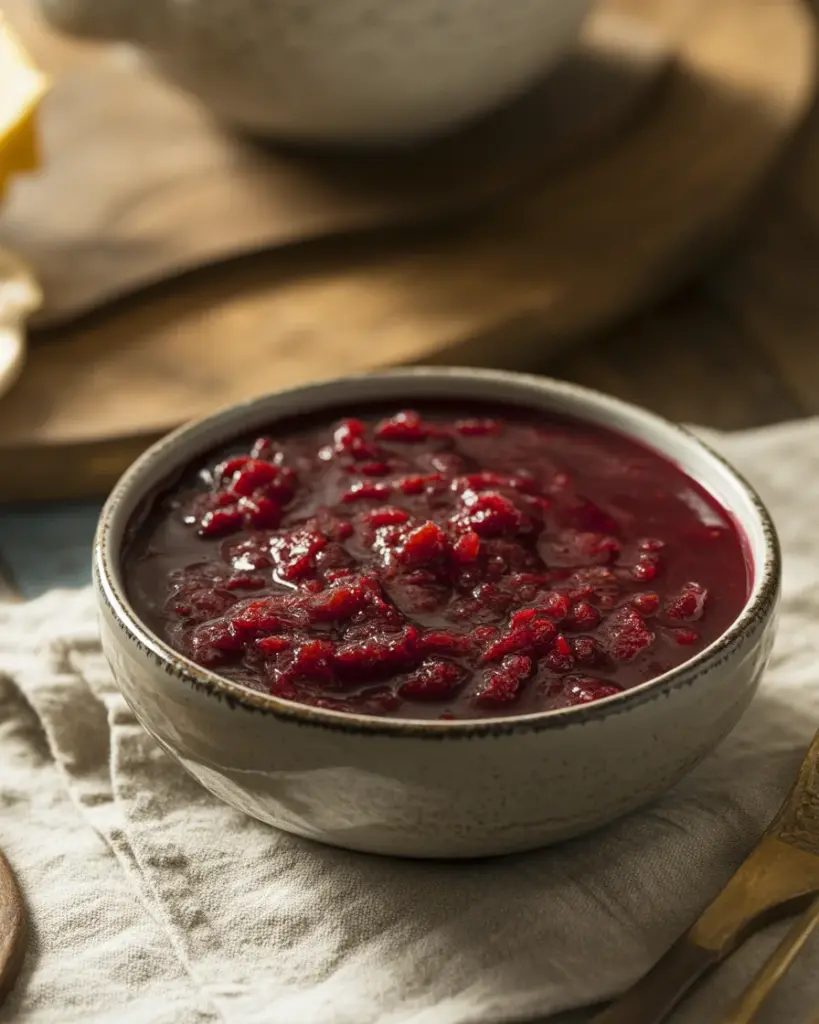 Deliciously Simple Paleo Cranberry Sauce with Cherries Recipe