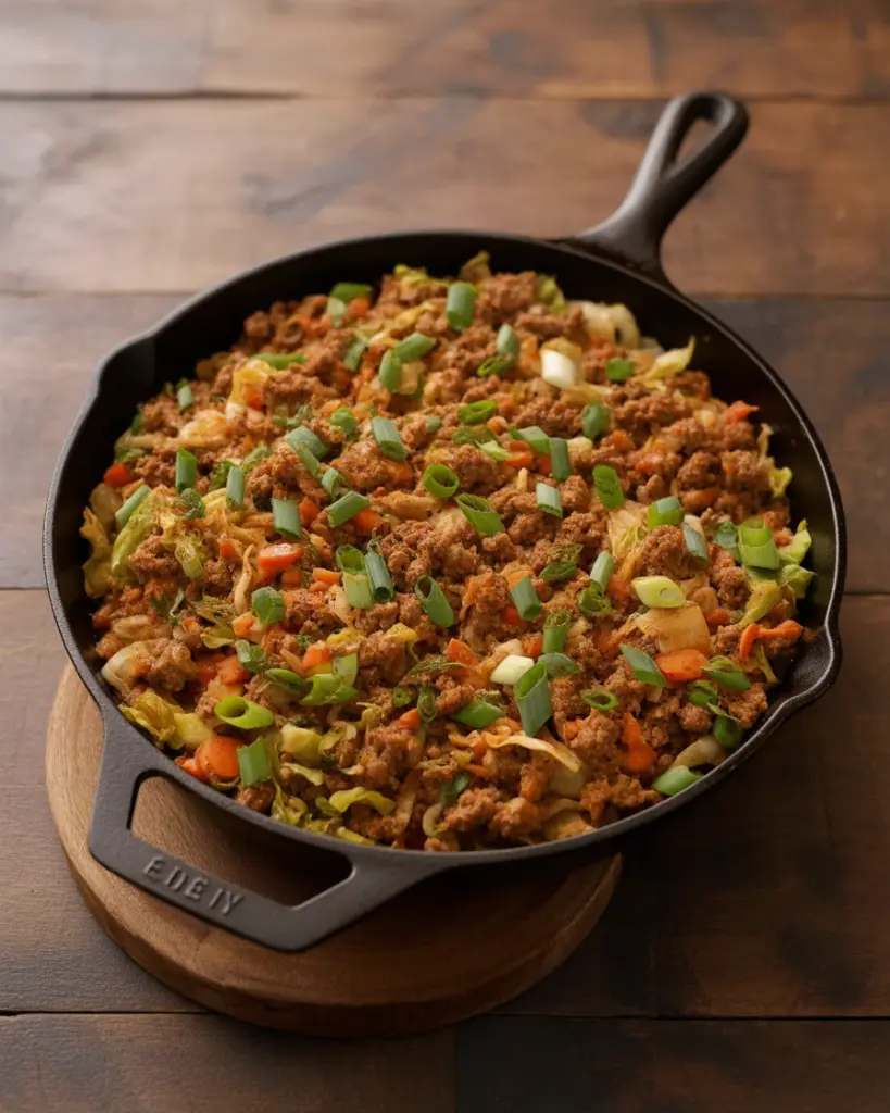 Delicious Egg Roll in a Bowl (Keto, Whole30, Gluten Free) Made Easy
