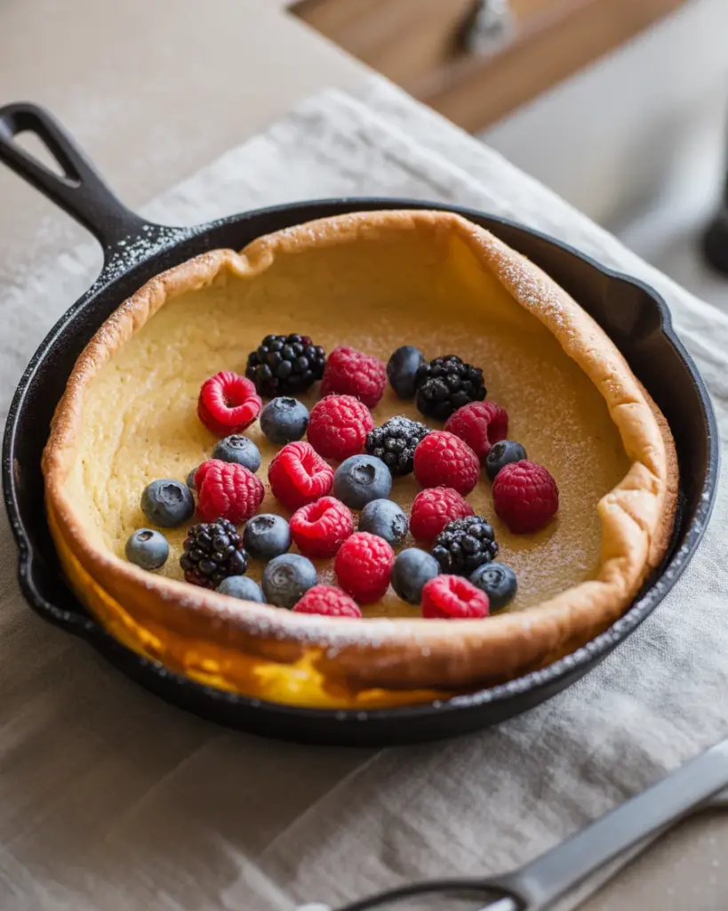 Deliciously Fluffy Dutch Baby Pancake Recipe