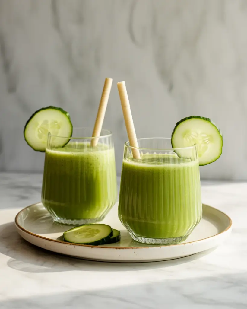 Delicious Cucumber, Parsley, Pineapple and Lemon Smoothie Recipe