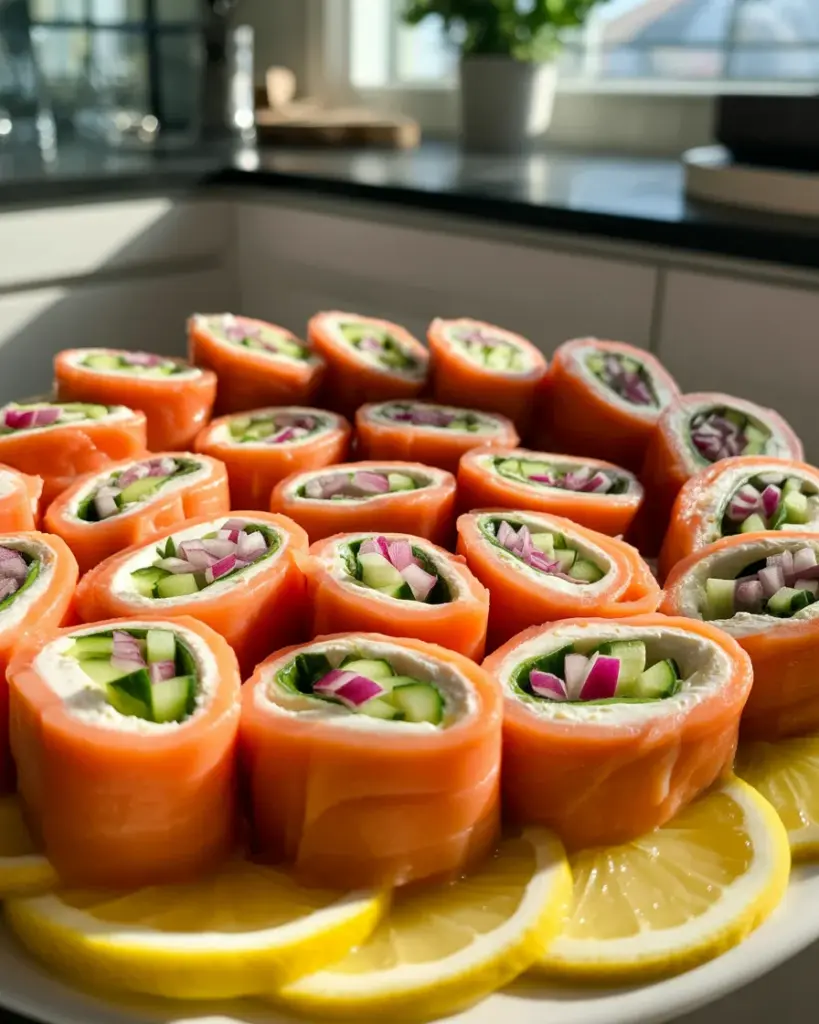 Delicious Keto Smoked Salmon Pinwheels