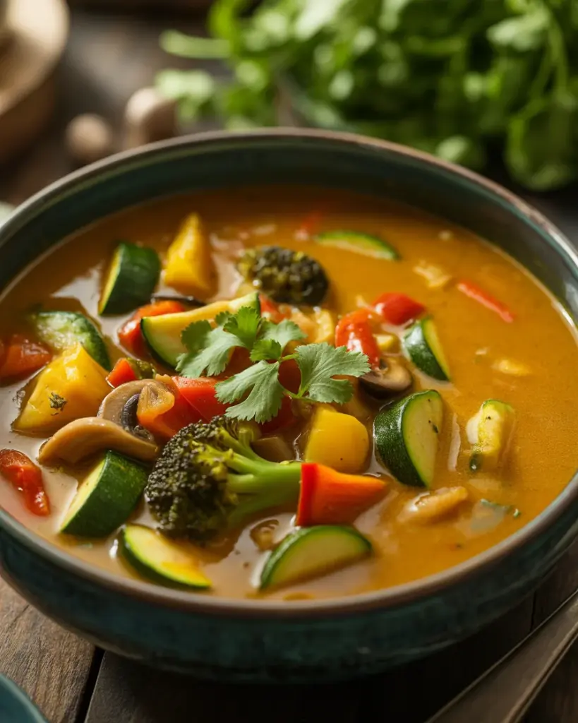 Hearty Vegetable Curry Soup for a Cozy Night In
