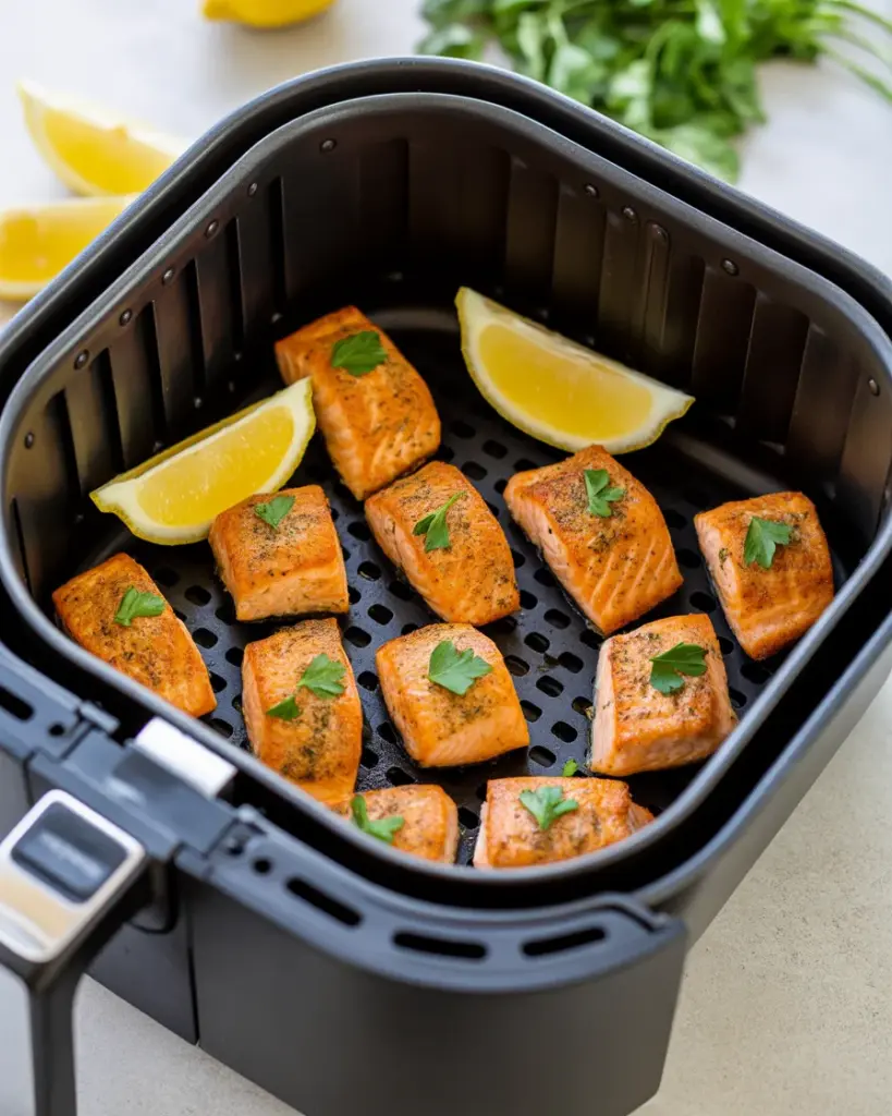 Air Fryer Salmon Bites