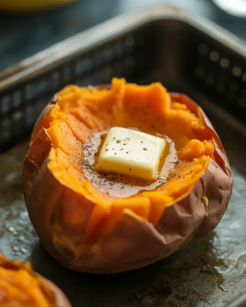 Deliciously Easy Air Fryer Baked Sweet Potato Recipe!