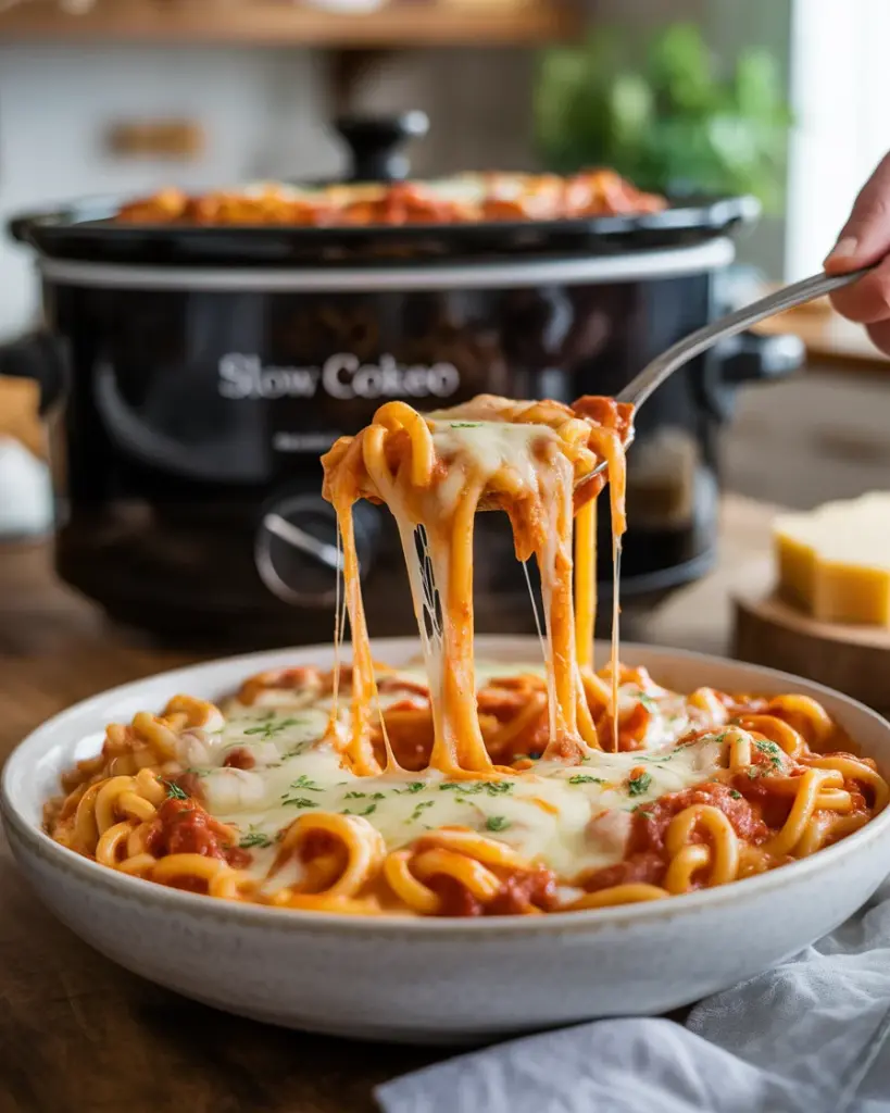 Deliciously Easy Crock Pot Million Dollar Pasta for Busy Nights