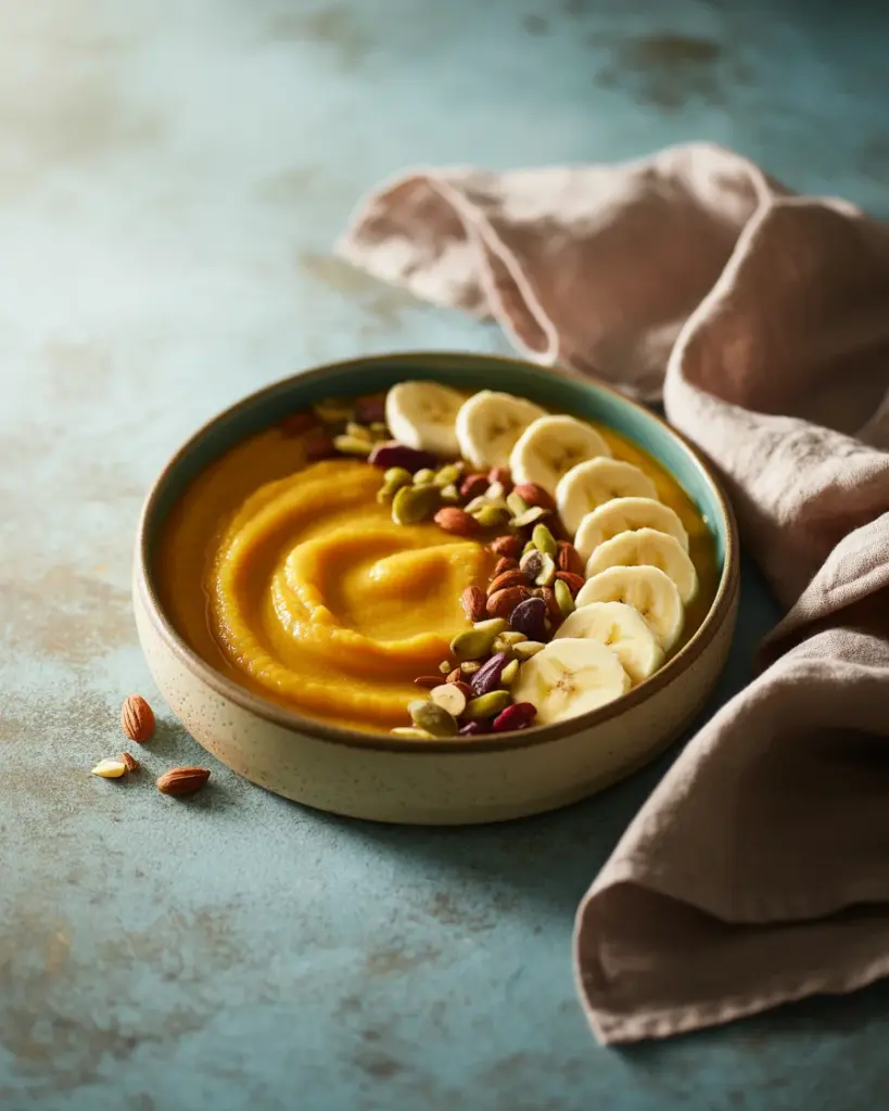 Deliciously Creamy Whole30 Pumpkin Spice Smoothie Bowl