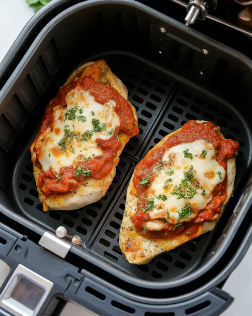 Quick & Crispy Air Fryer Chicken Parmesan