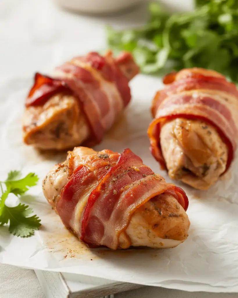 Deliciously Easy Bacon Wrapped Chicken