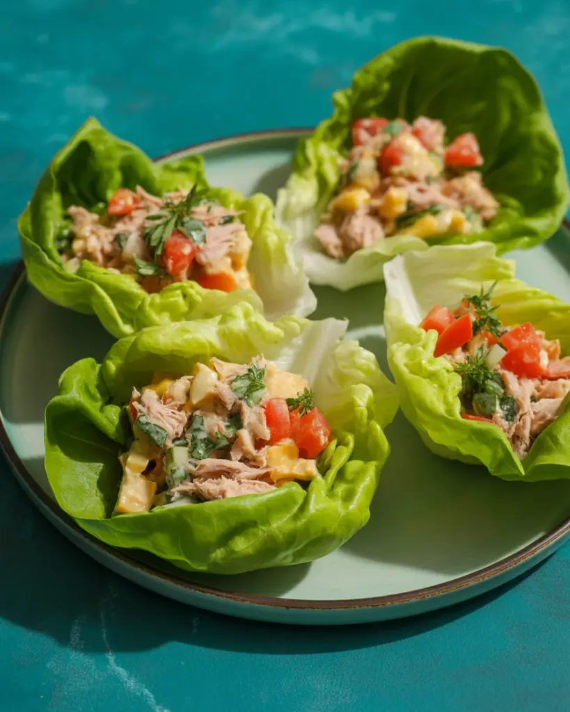 Delicious Low Carb Tuna Salad Lettuce Wraps for a Quick Meal