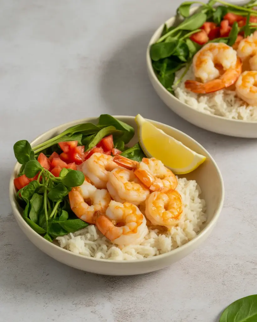 Delicious One Pan Dairy Free Creamy Garlic Shrimp in 30 Minutes