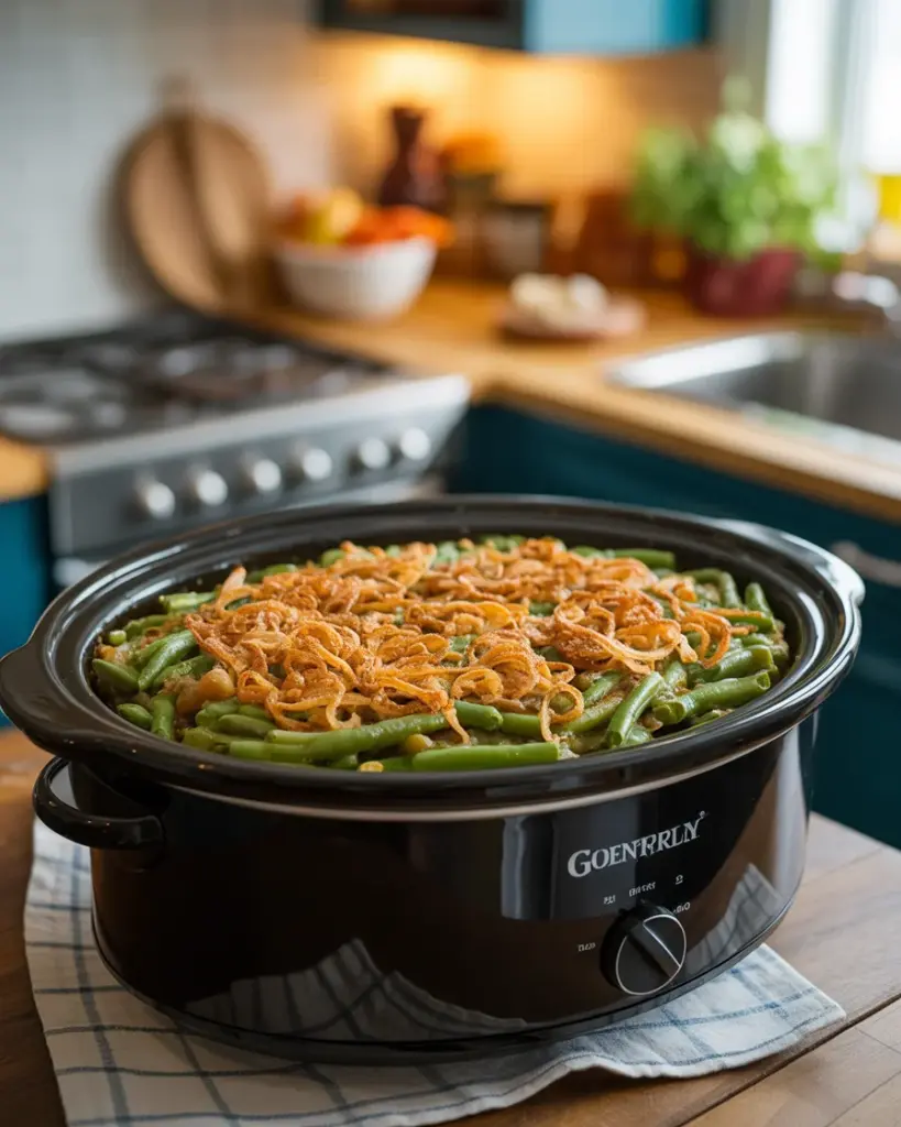 Crockpot Green Bean Casserole Recipe