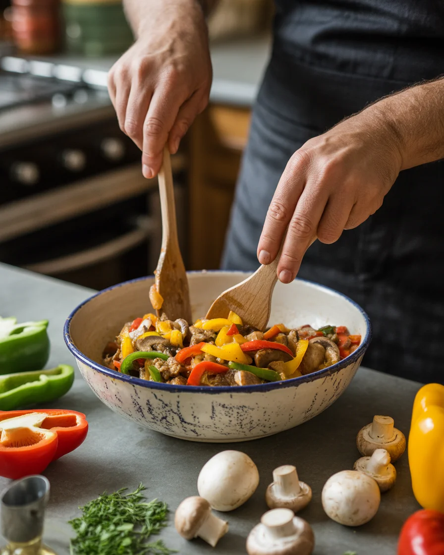 Easy Low Carb Pizza Casserole Recipe