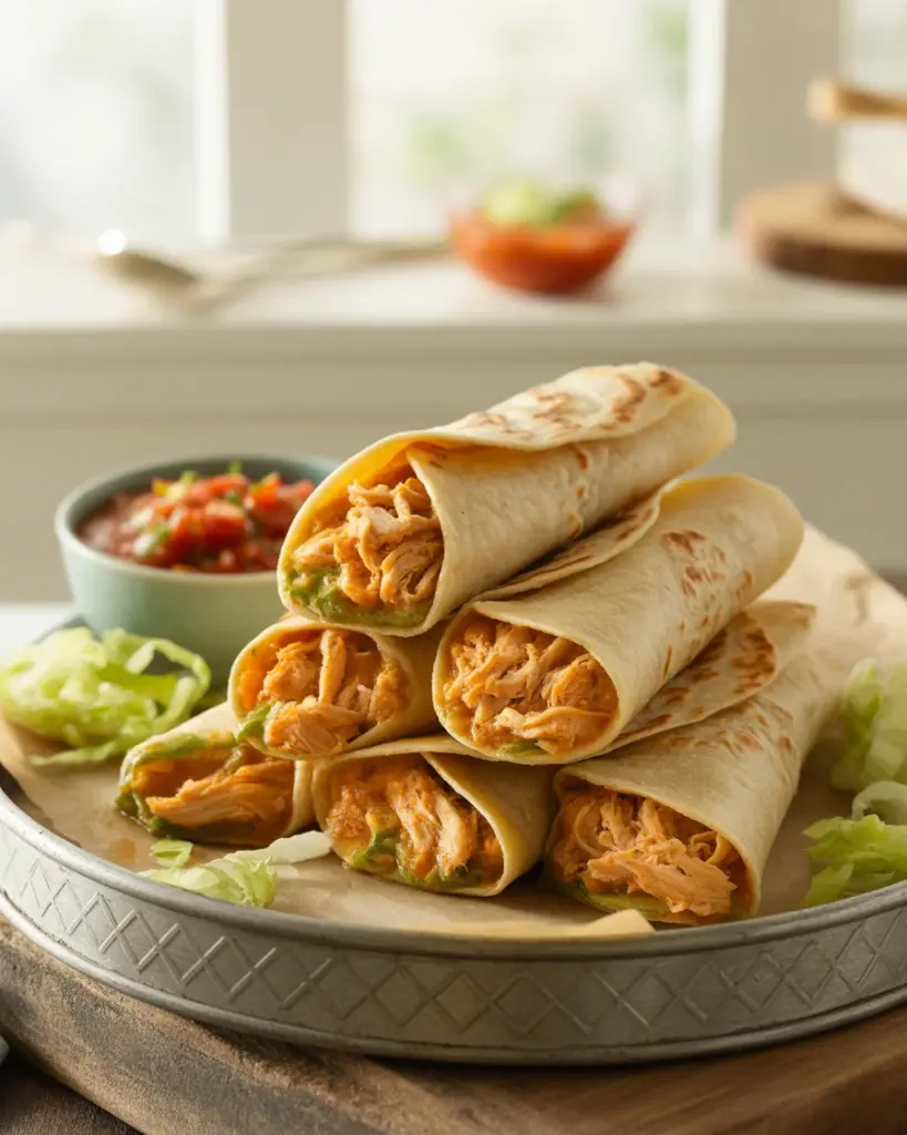 Easy Gluten Free Chicken Taquitos Recipe