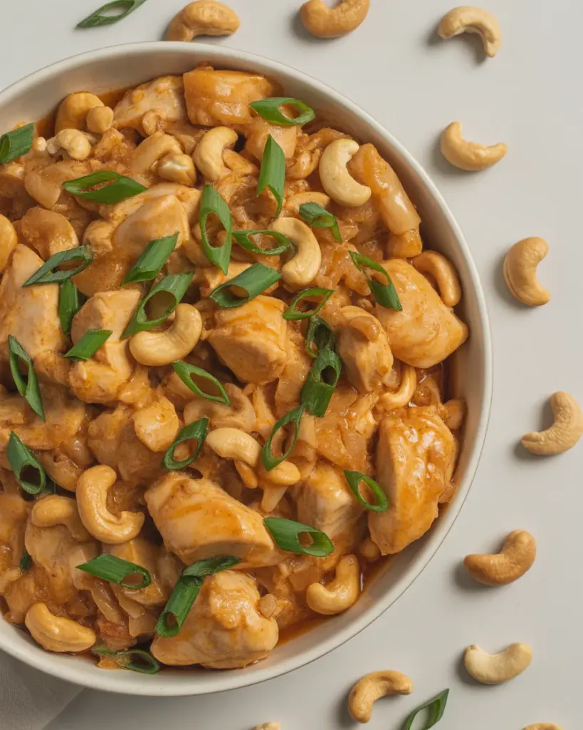 Deliciously Easy Crockpot Creamy Cashew Chicken