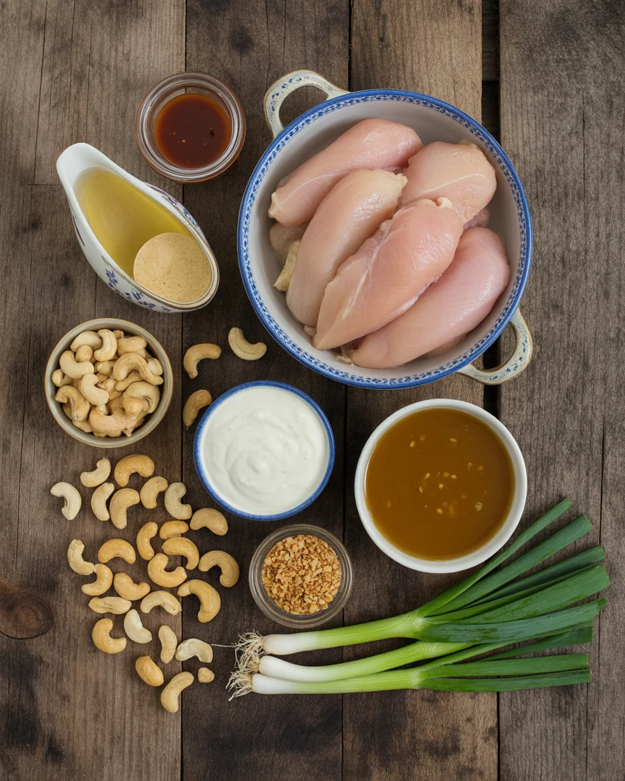 Crockpot Creamy Cashew Chicken