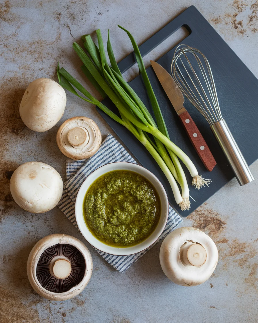 Herbed Portobello Baked Egg