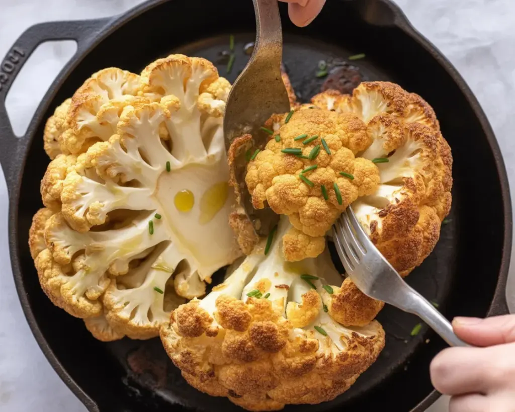 Savor This Roasted Whole Cauliflower (Low Carb) Recipe That Delights!