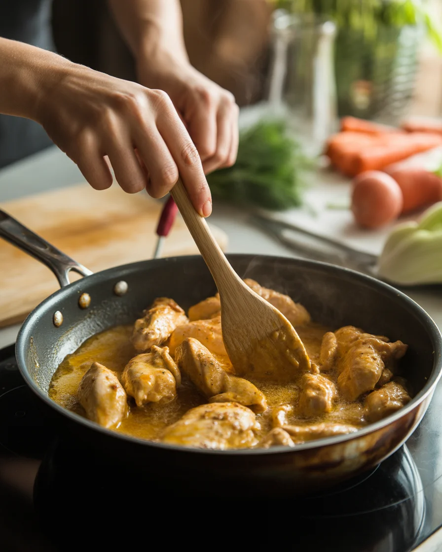 Low Carb Peanut Chicken Skillet