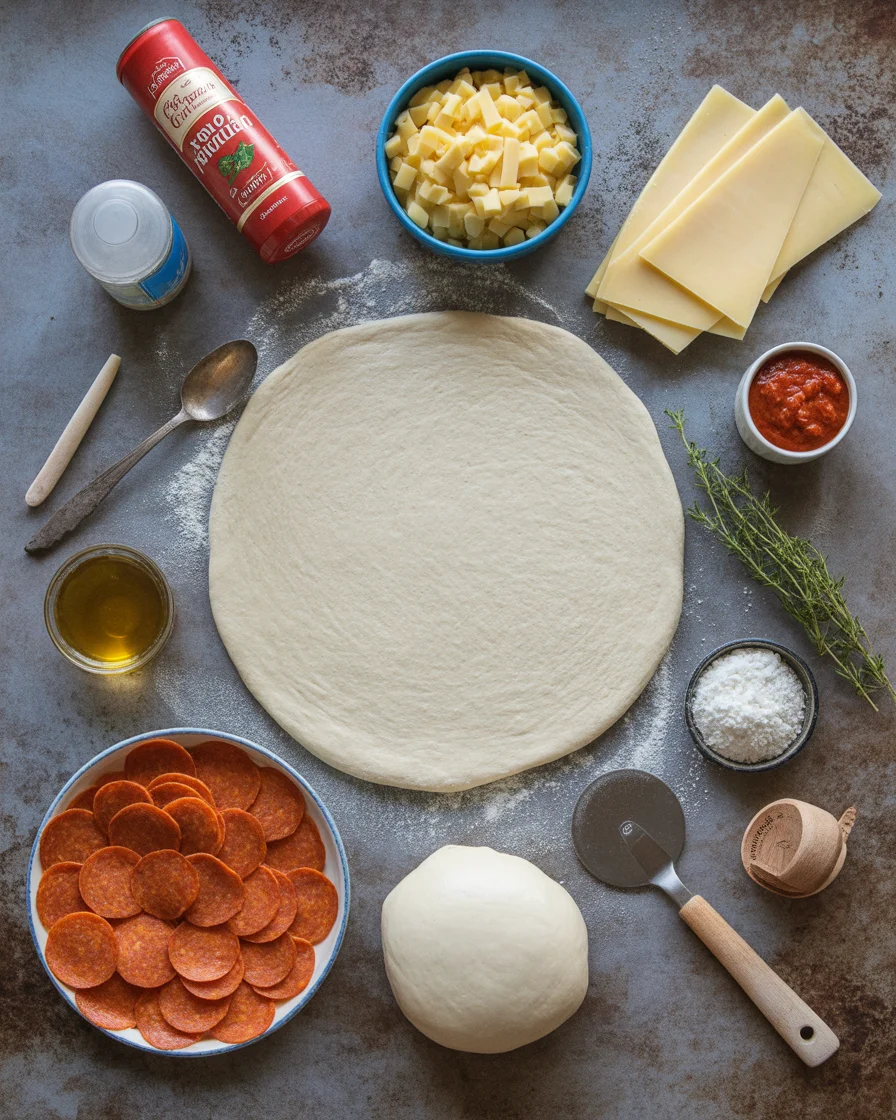 Low-Carb Stuffed Crust Pizza