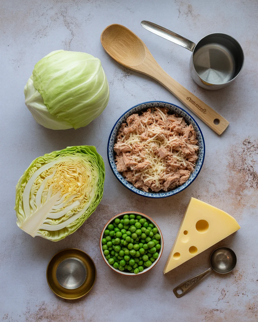 Cabbage Noodle Tuna Casserole Gluten-Free