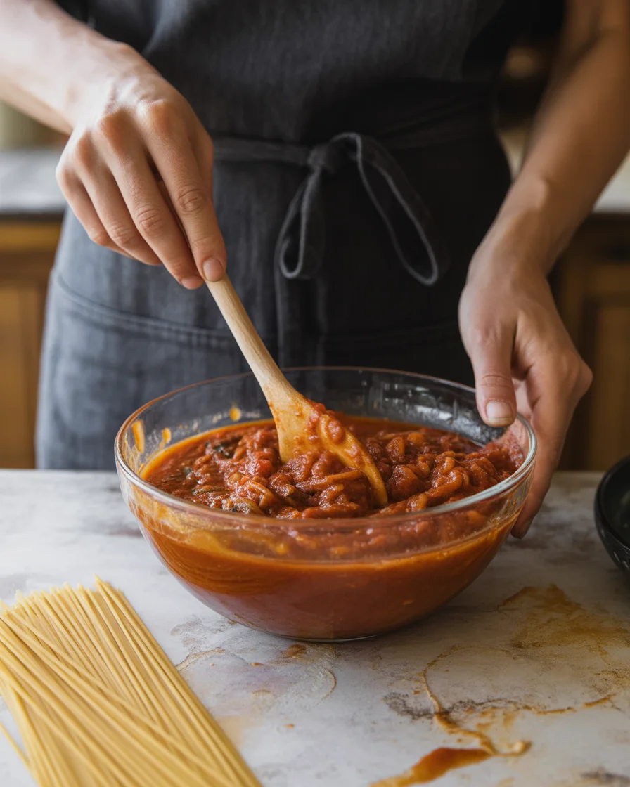 Instant Pot Spaghetti with Meat Sauce