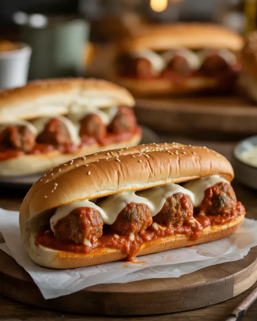 Savor Delicious Air Fryer Meatball Subs in Minutes!