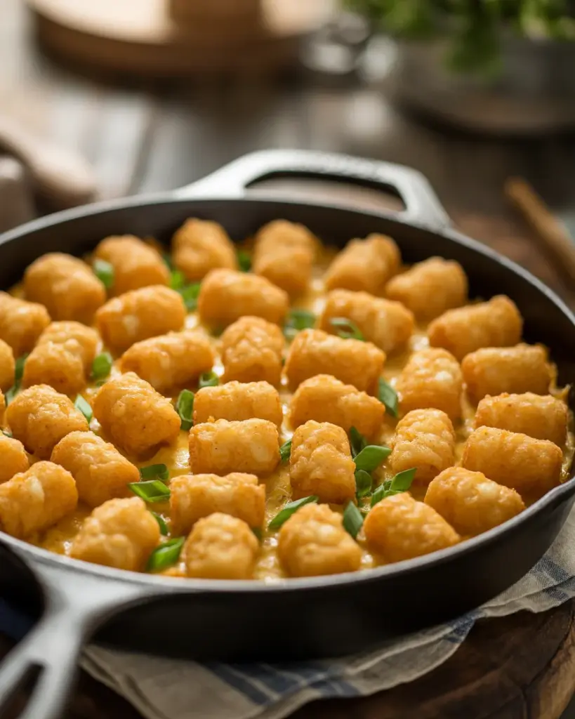 Deliciously Easy Gluten-Free Tater Tot Breakfast Casserole Recipe