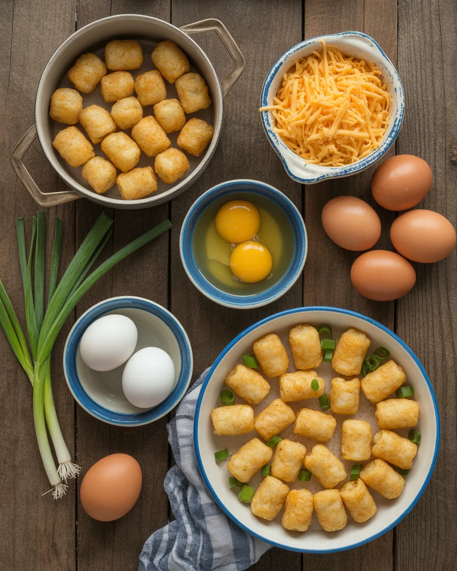 Deliciously Easy Gluten-Free Tater Tot Breakfast Casserole Recipe