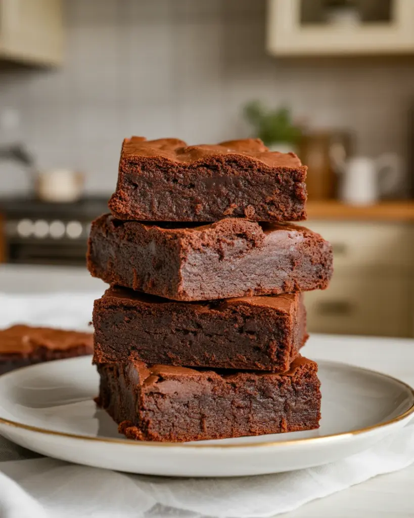 Deliciously Fudgy Paleo Peach Walnut Brownies