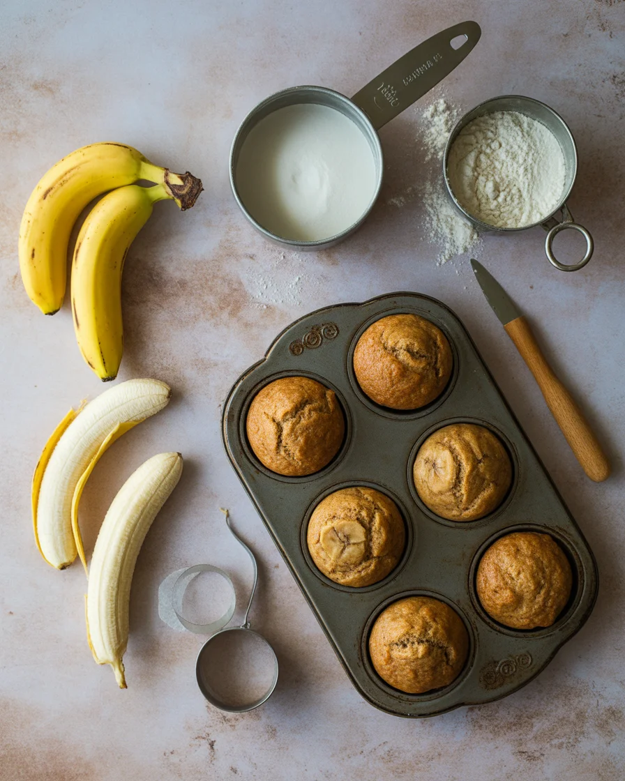 Paleo Banana Bread Muffins