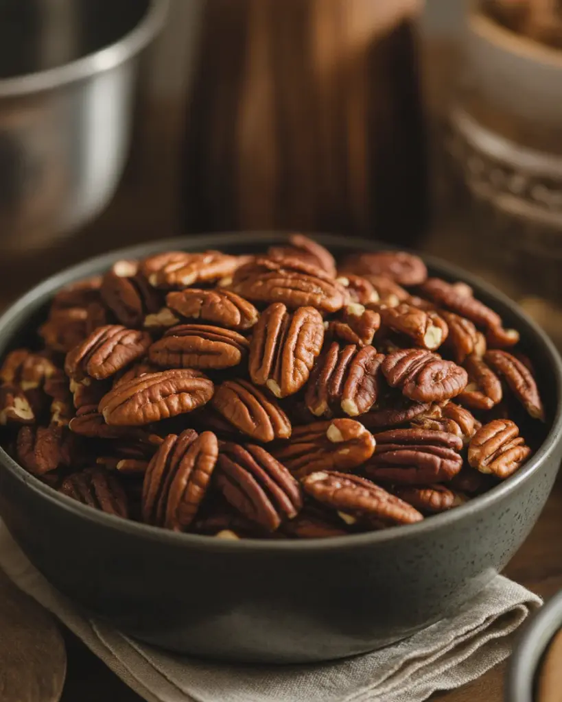 Deliciously Easy Slow Cooker Candied Cinnamon Pecans Recipe